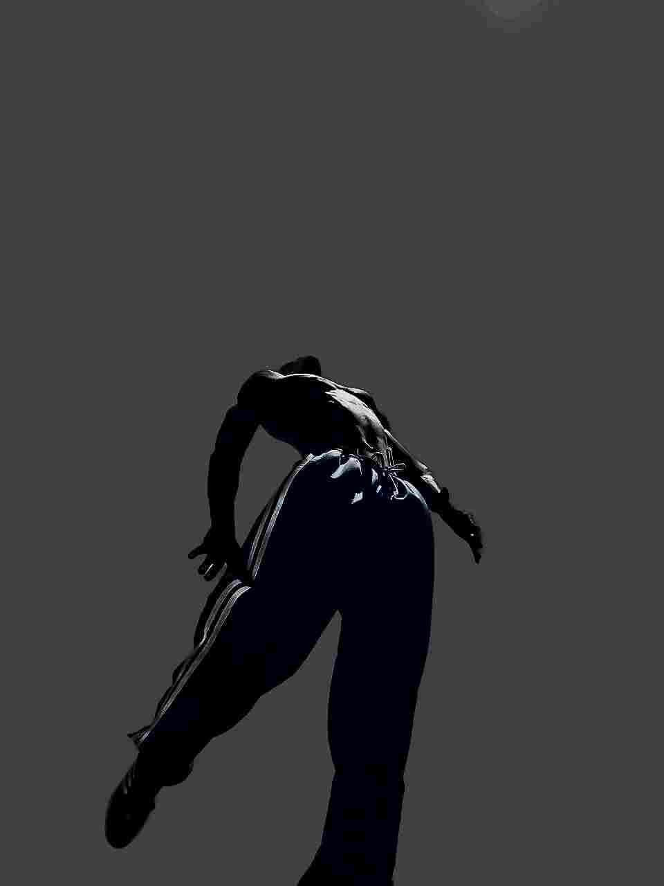 Image of a man falling from the sky