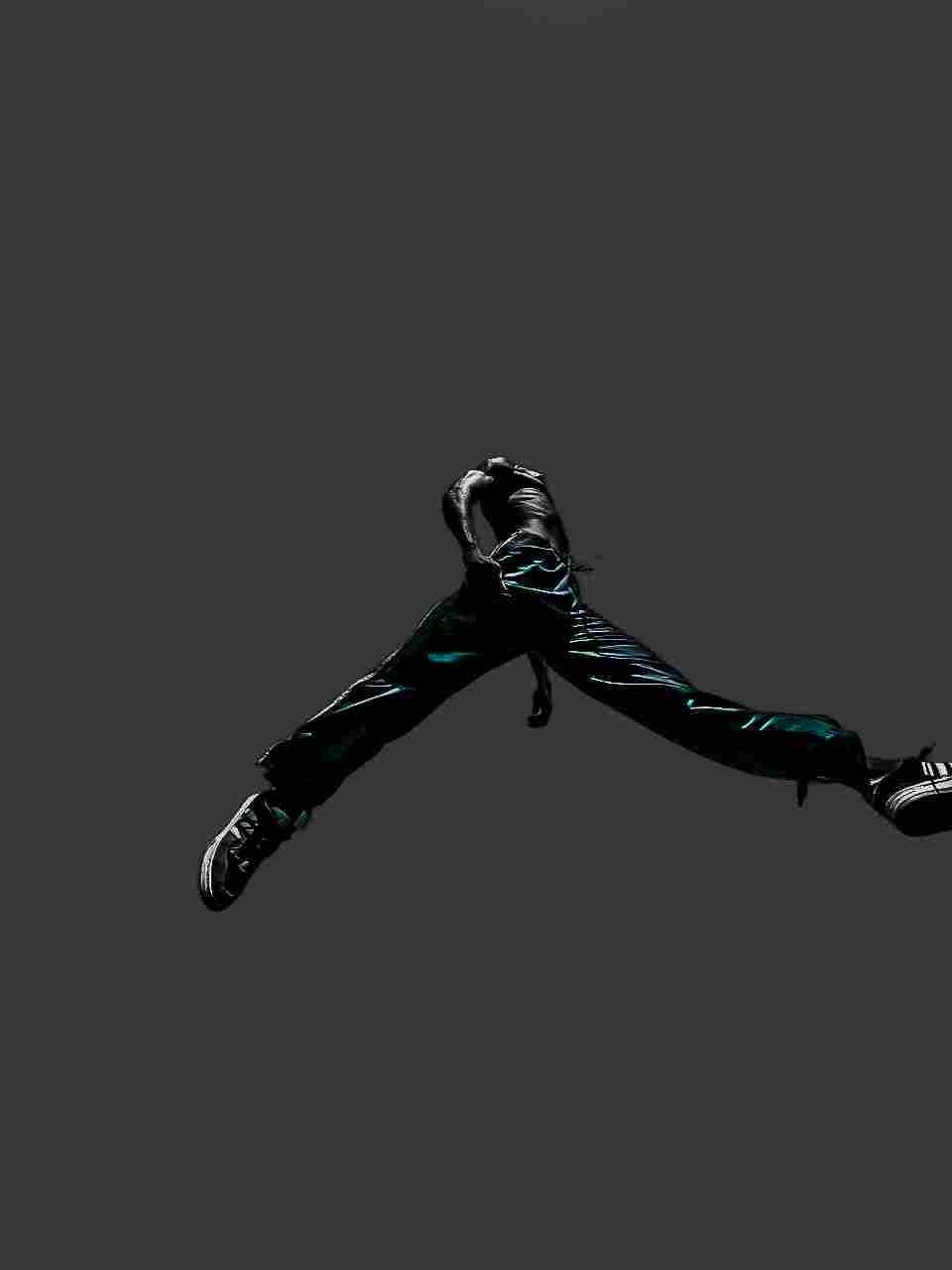 Image of a man midair with a jump